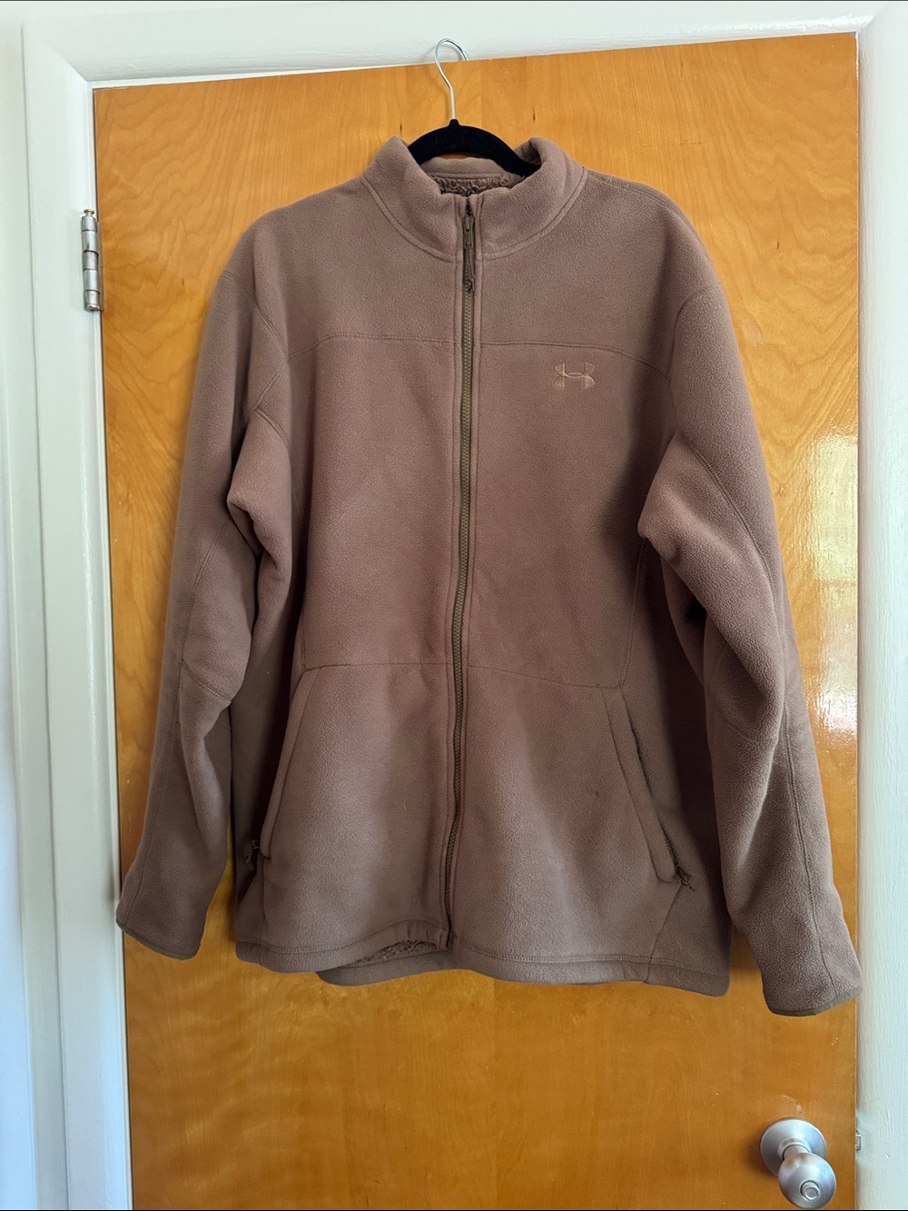 Under Armour Camel Full-Zip Fleece Jacket